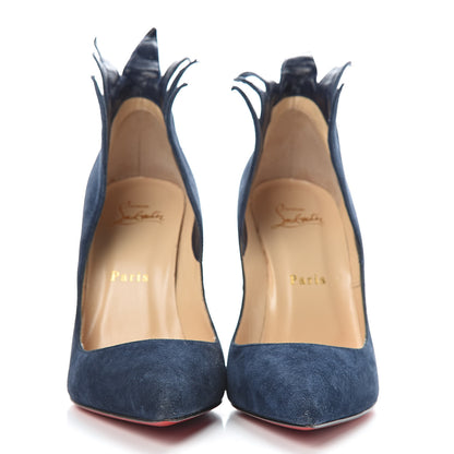 Christian Louboutin Suede Victorina 100 Pumps 37 Night 2 of 9