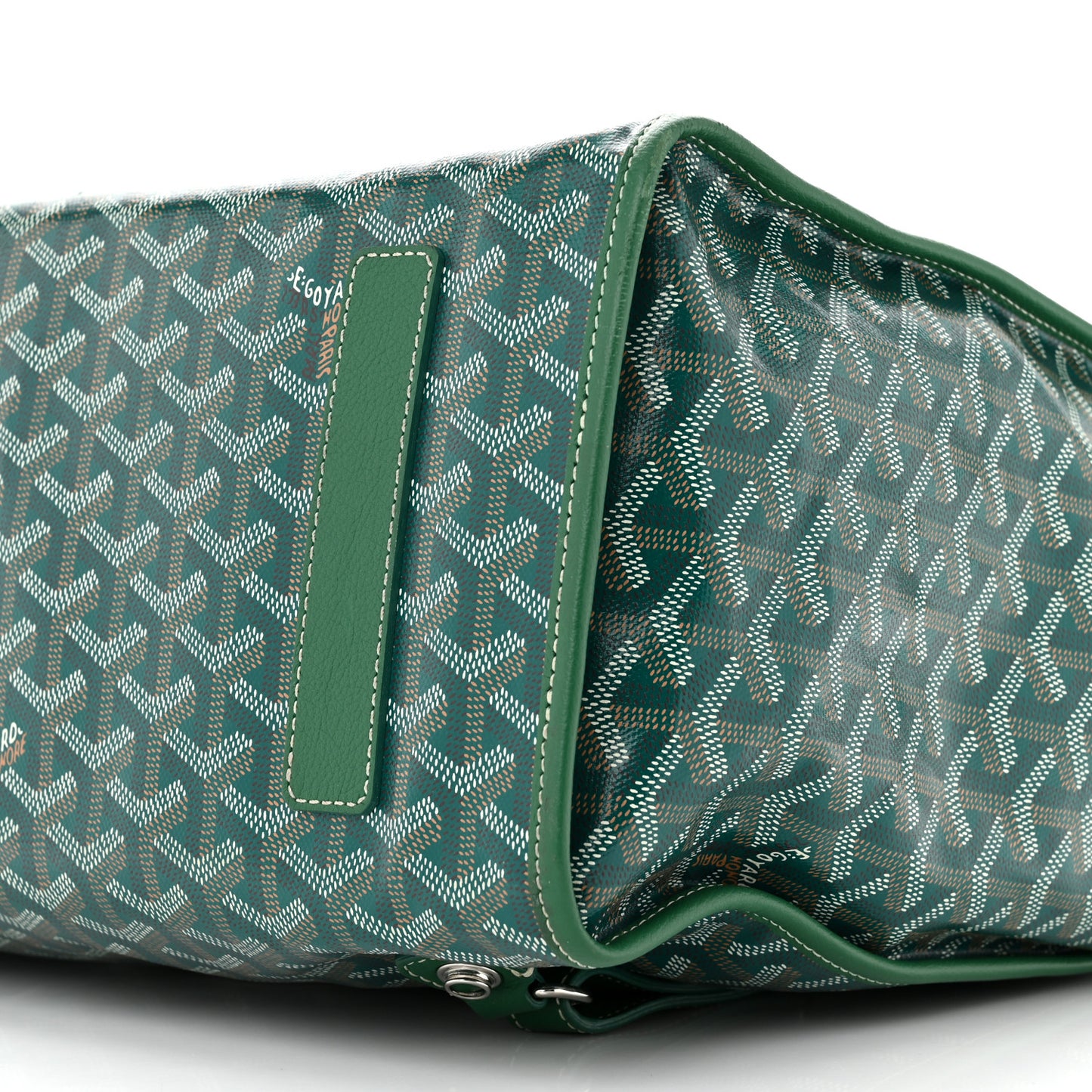 Goyardine Saint Leger Soft Briefcase Backpack Green