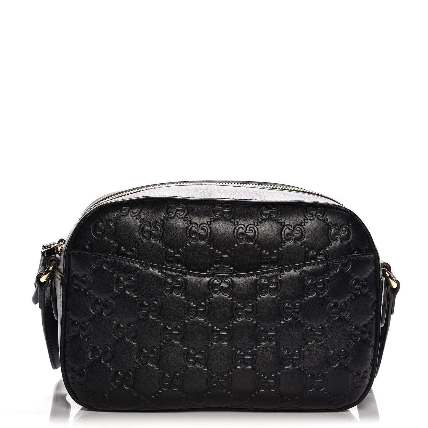 Guccissima Signature Small Camera Bag Black