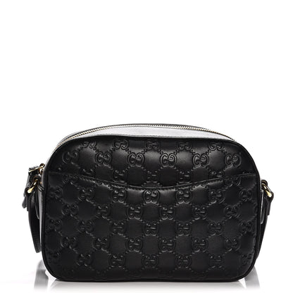 Gucci Guccissima Signature Small Camera Bag Black 1 of 7