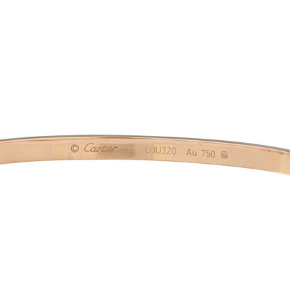 Cartier 18K Pink Gold Small LOVE Bracelet 17 5 of 7