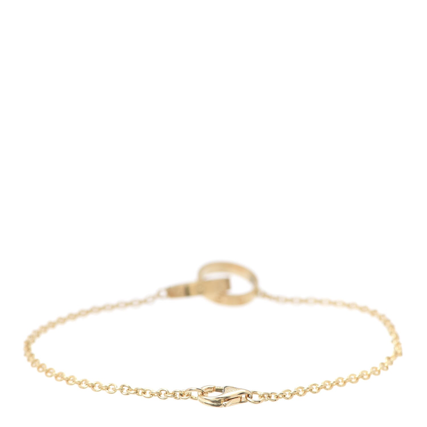 Cartier 18K Yellow Gold Interlocking LOVE Bracelet 3 of 7