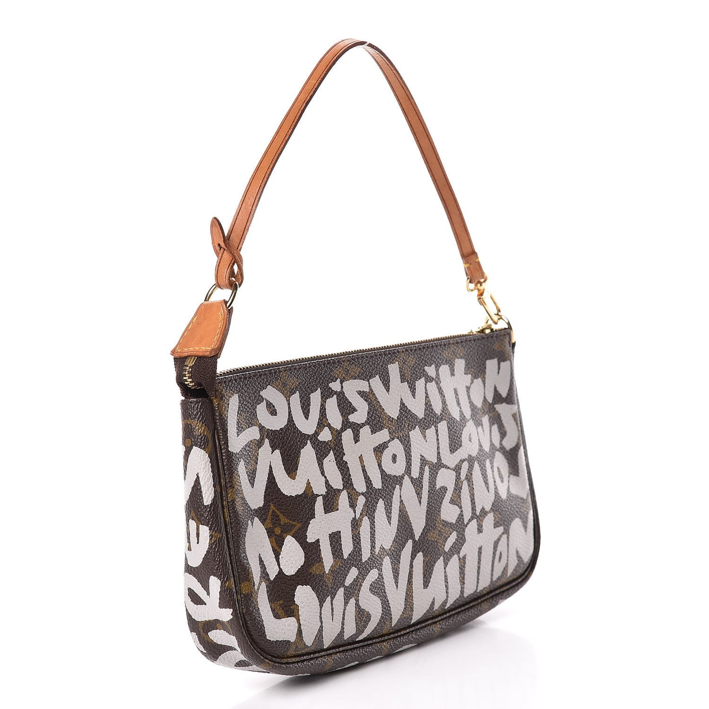 Monogram Graffiti Pochette Accessories Silver
