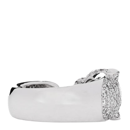 Cartier 18K White Gold Diamond Black Onyx Emerald Panthere De Cartier Ring 50 5.5 4 of 6
