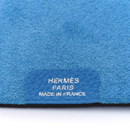 Hermes Togo Ulysse PM Notebook Cover Bleu Zanzibar 6 of 11