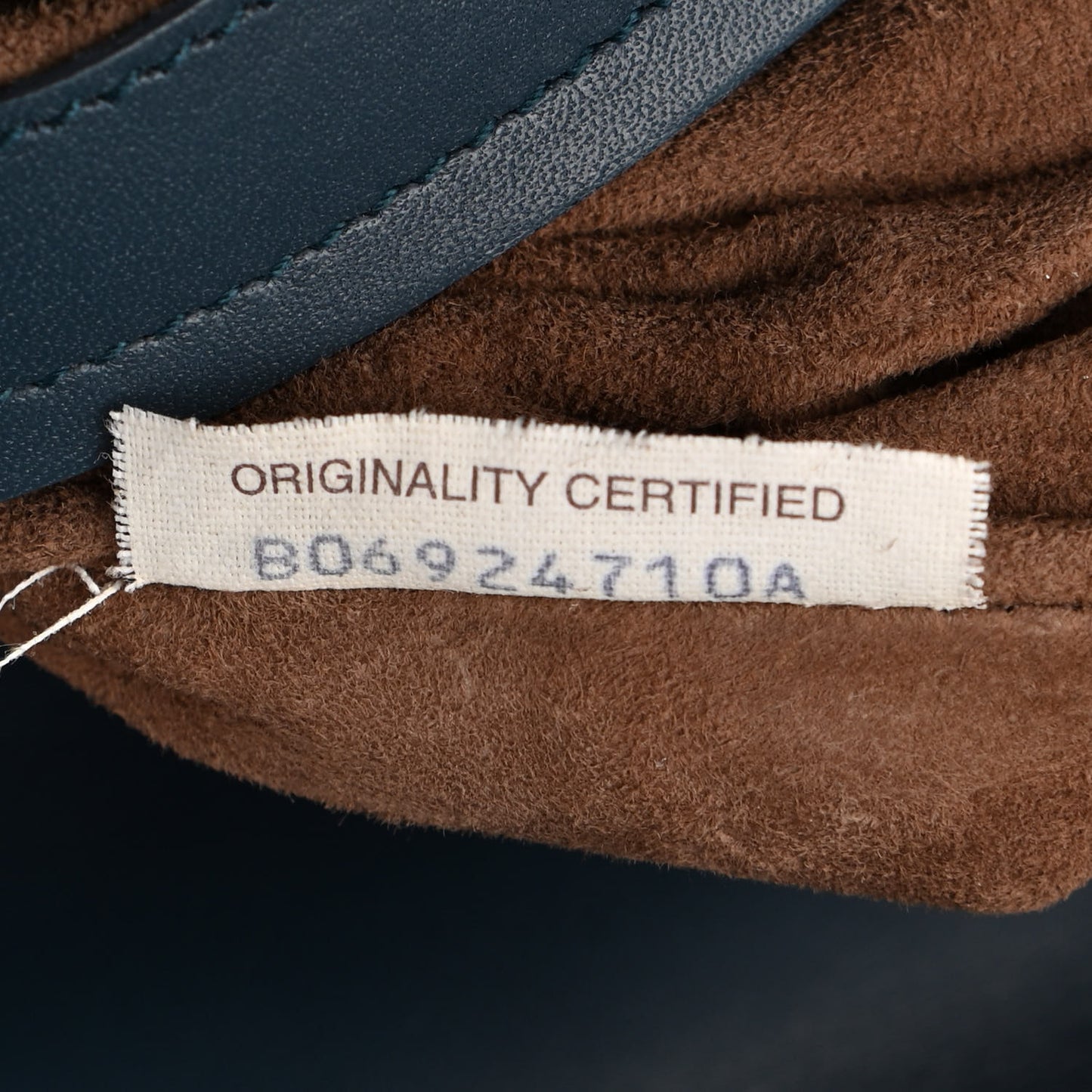Nappa Medium Piazza Bag Denim