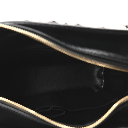 Chanel Wool Calfskin Medium Gabrielle Hobo Black White 5 of 10