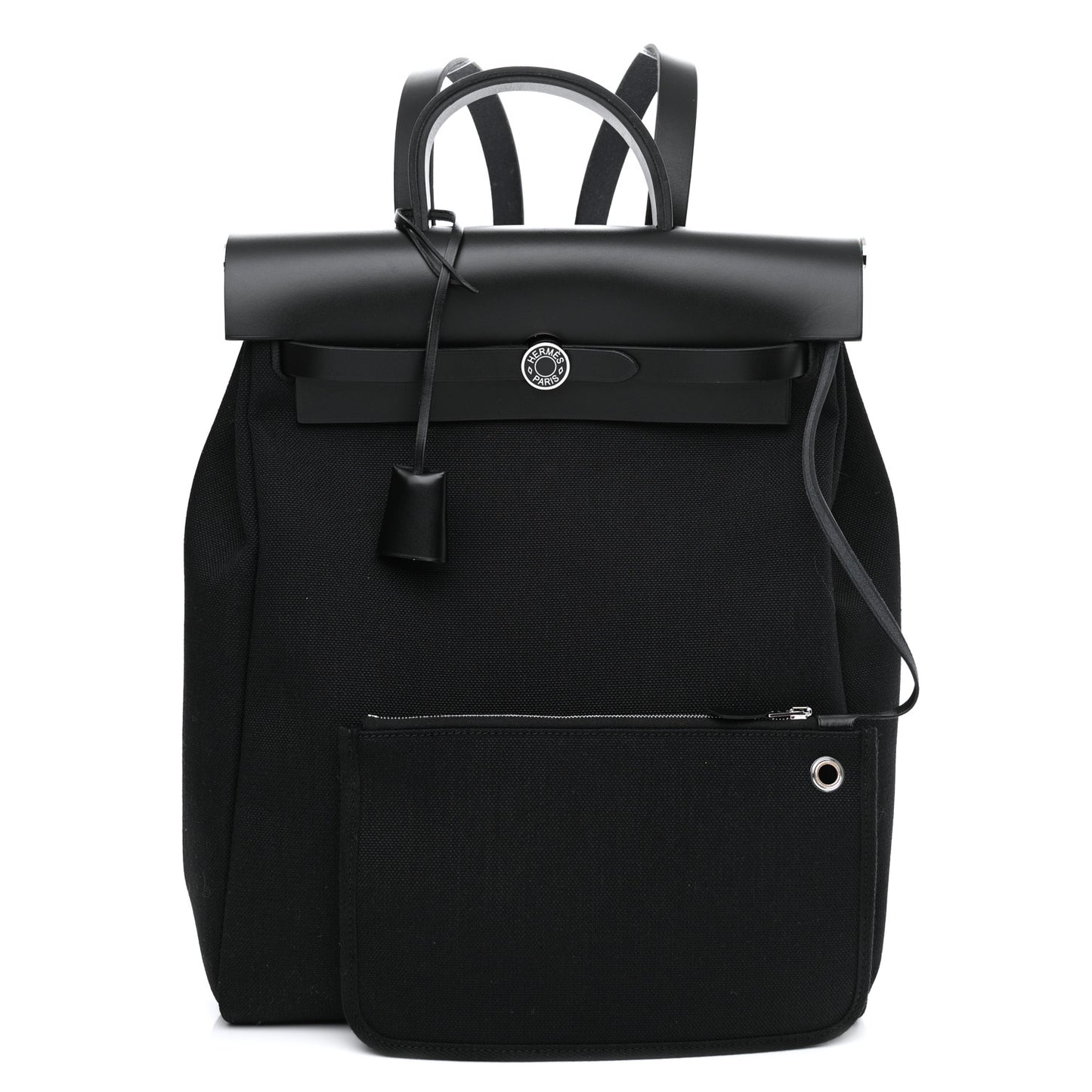 Military Toile Vache Hunter Herbag a Dos Zip Retourne Backpack Black
