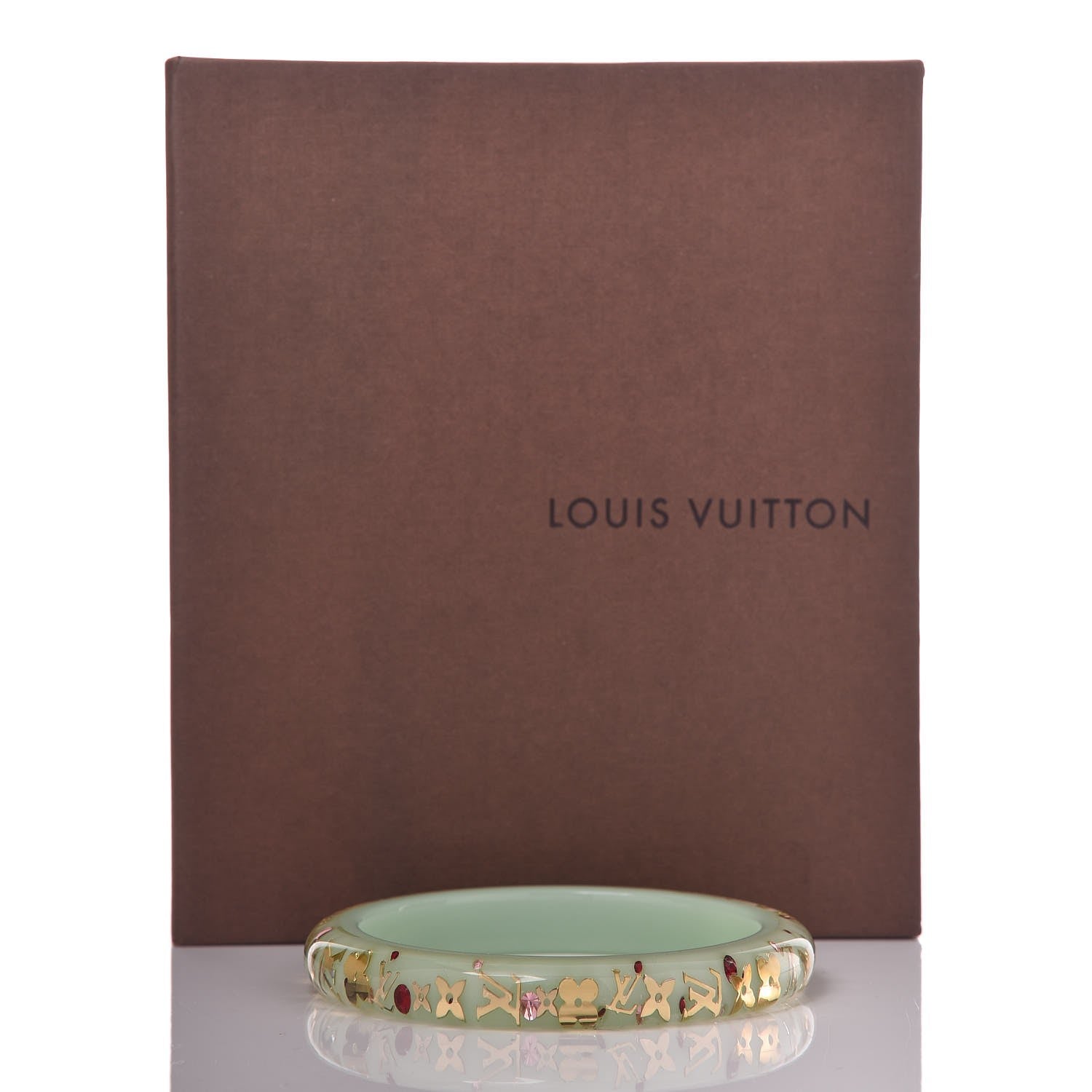 Louis Vuitton Resin Swarovski PM Inclusion Bracelet M Peppermint 4 of 4