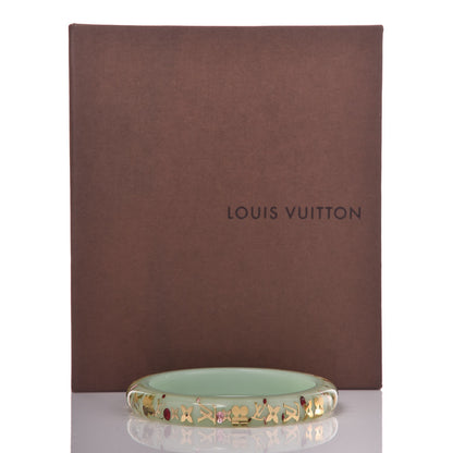 Louis Vuitton Resin Swarovski PM Inclusion Bracelet M Peppermint 4 of 4