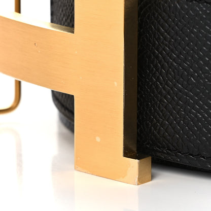 Hermes Epsom 42mm Constance H Belt 105 Black Chocolate 6 of 6
