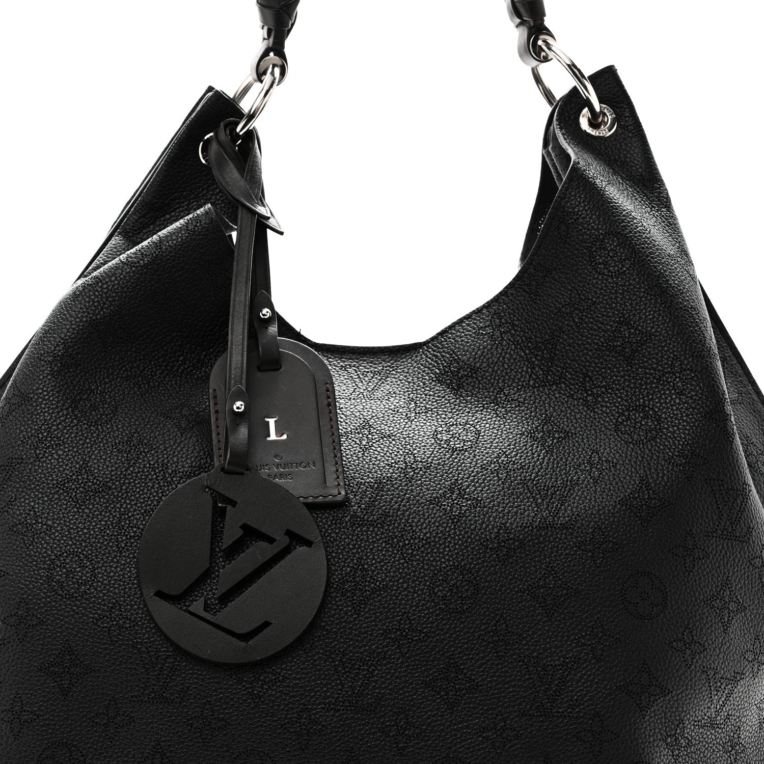 Louis Vuitton Mahina Carmel Hobo Black 7 of 11