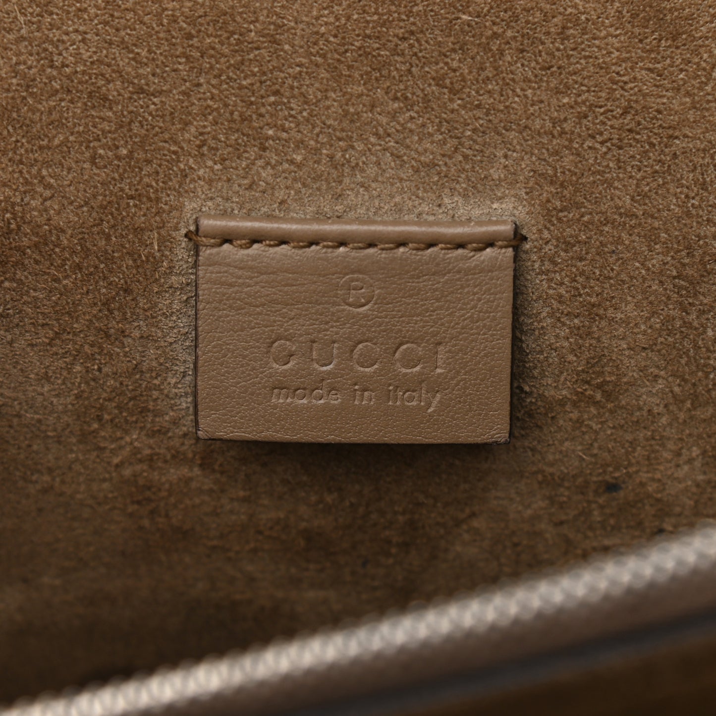 GG Supreme Monogram Small Dionysus Shoulder Bag Taupe