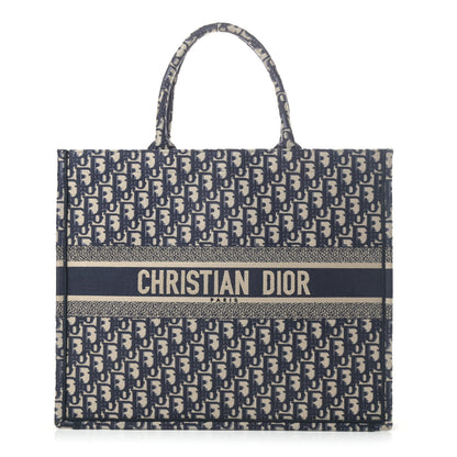Christian Dior Oblique Book Tote Blue Multicolor 1 of 5