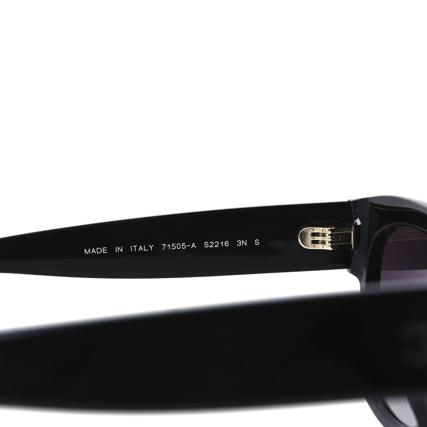 Acetate Square Sunglasses 71505-A Black Grey