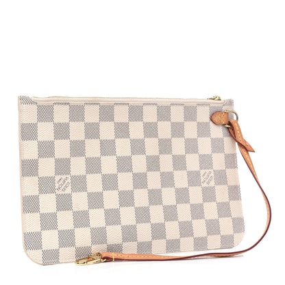 Louis Vuitton Damier Azur Neverfull MM GM Pochette 2 of 5