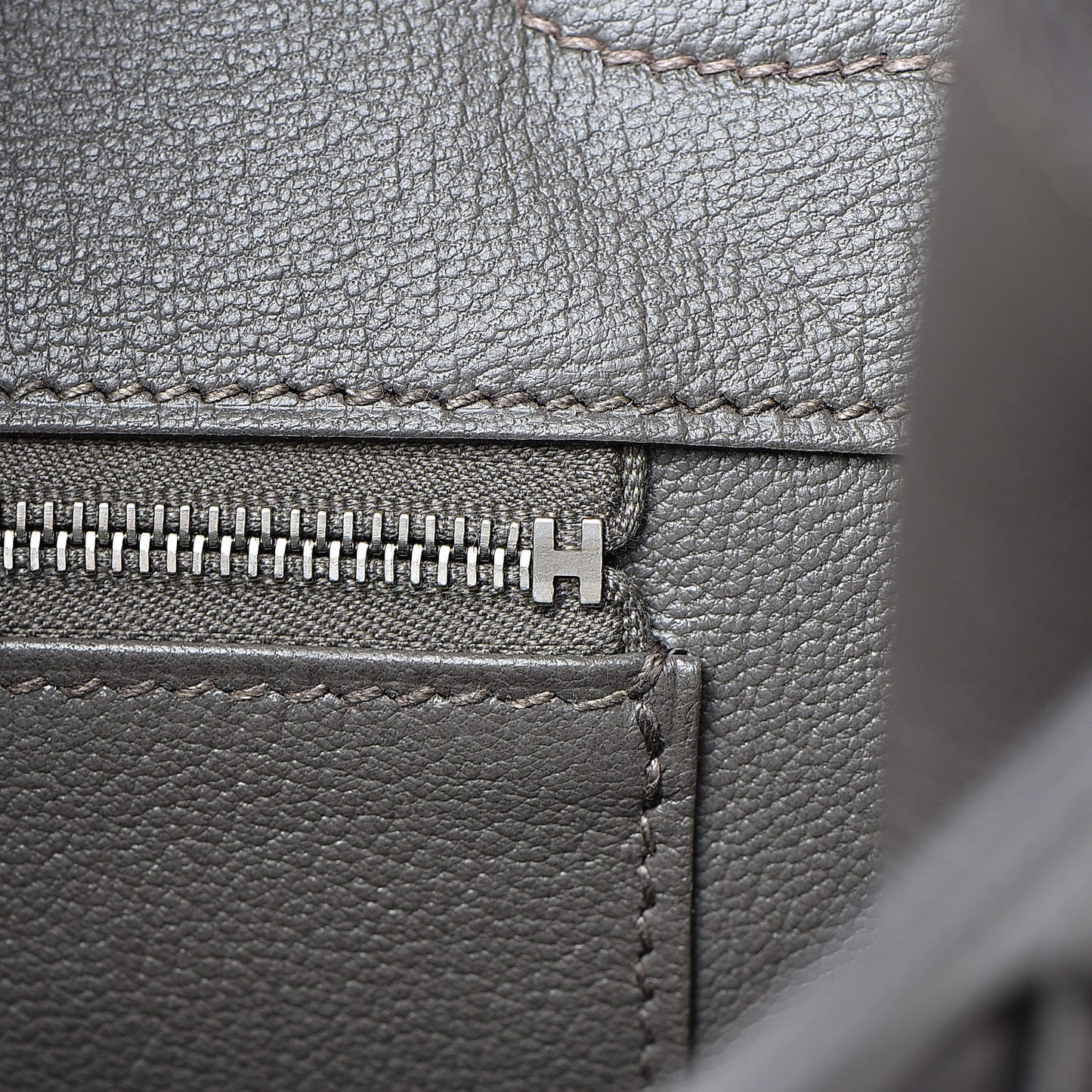 Togo Birkin 35 Etain