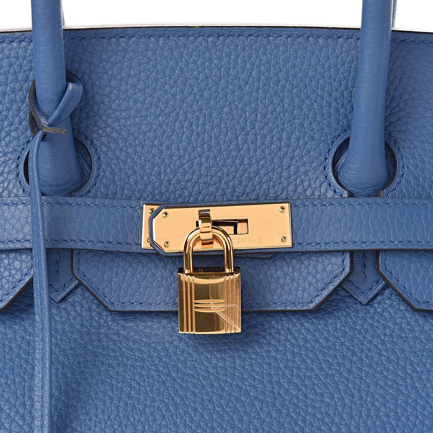 Togo Birkin 35 Bleu Agate