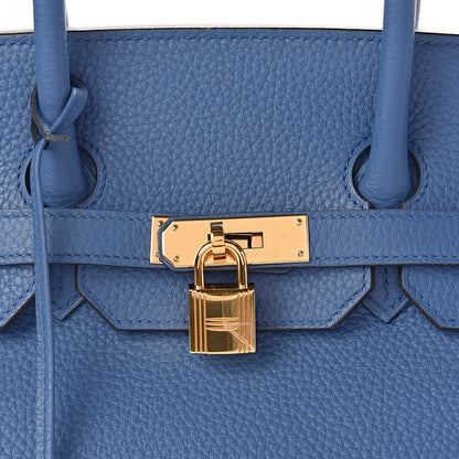 Hermes Togo Birkin 35 Bleu Agate 9 of 11