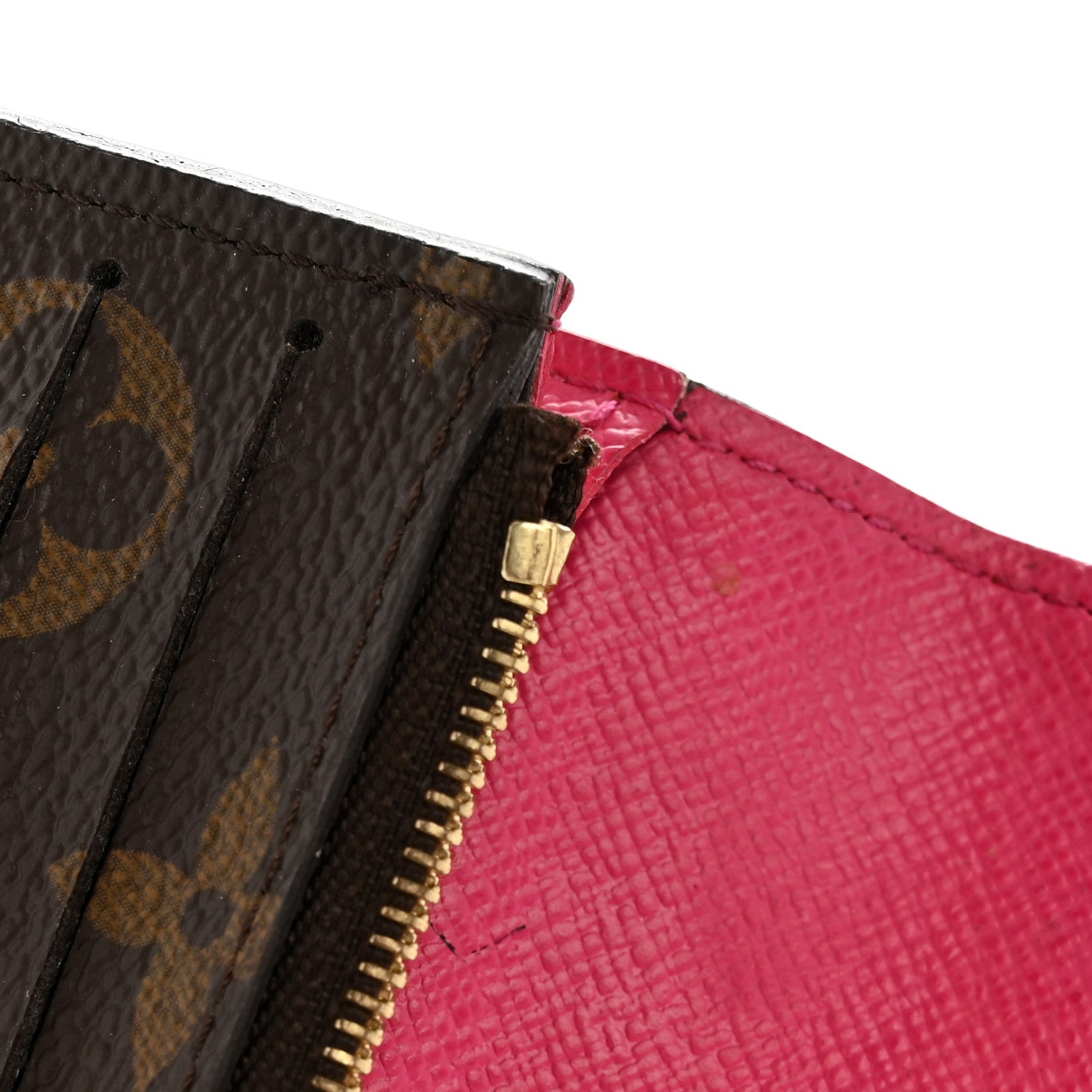 Louis Vuitton Monogram Emilie Wallet Fuchsia 9 of 11