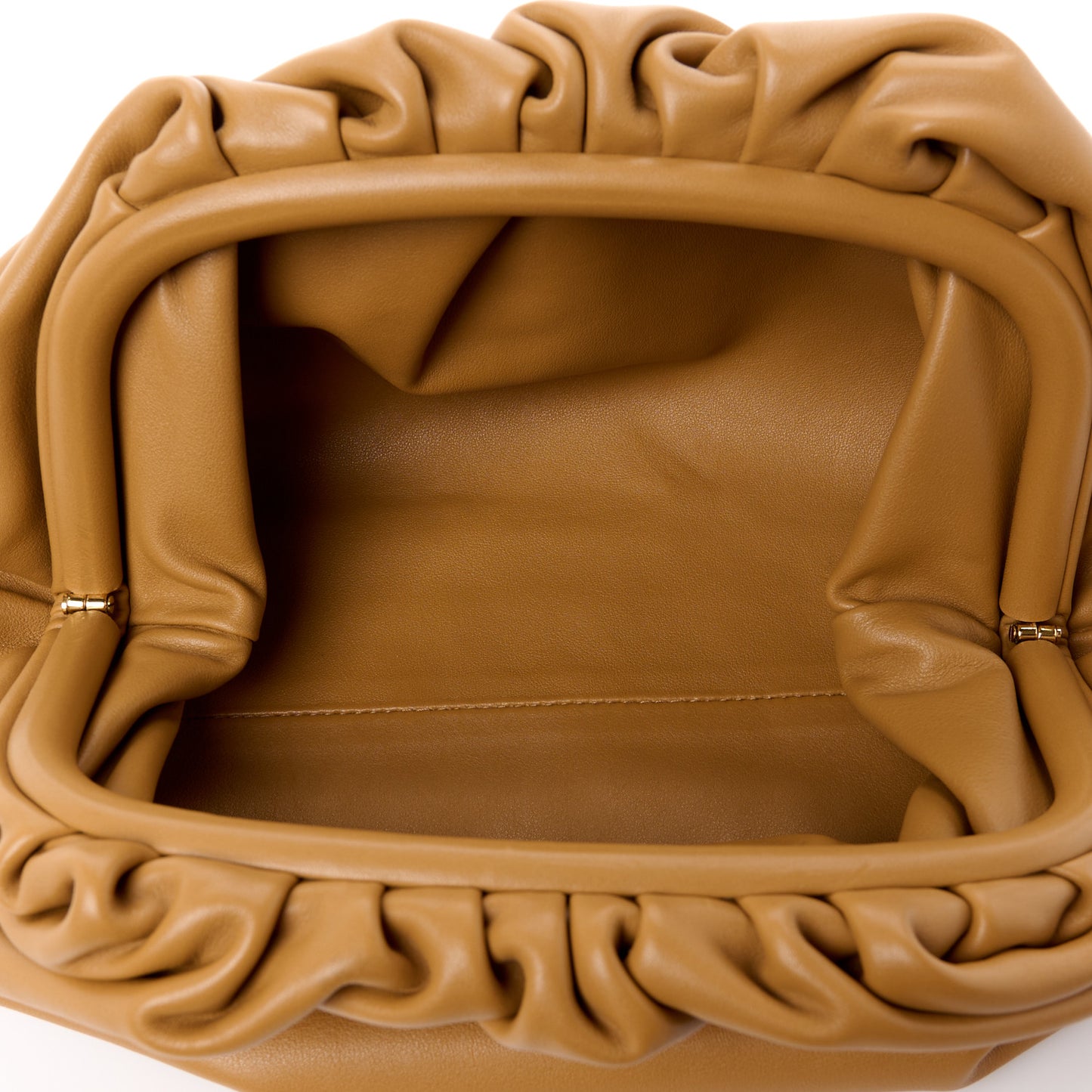 Calfskin Teen Pouch Caramel