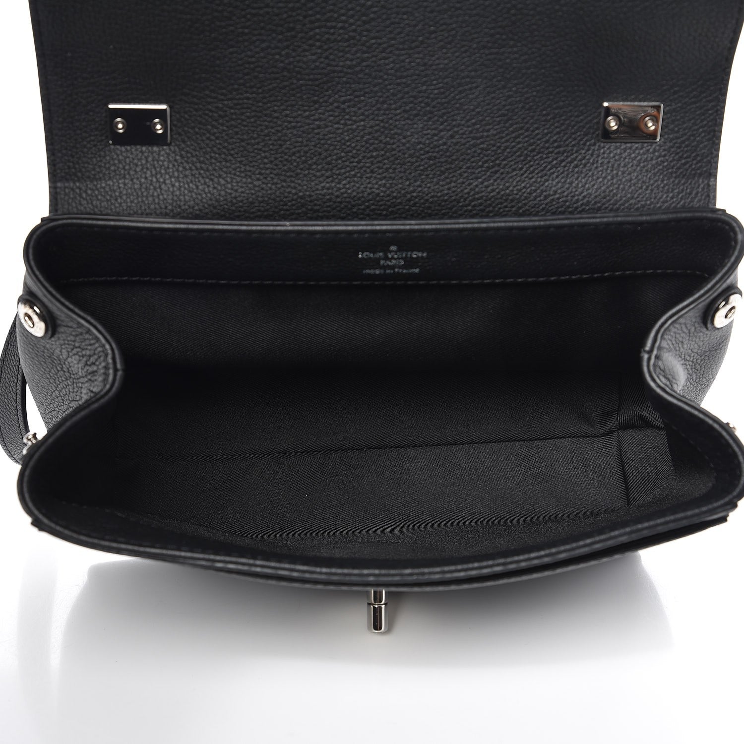 Louis Vuitton Calfskin Lockme II Chain Bag BB Black 5 of 6