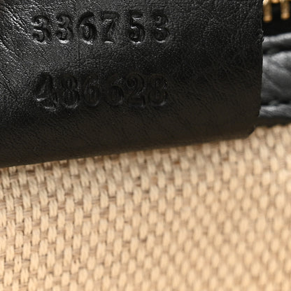 Gucci Pebbled Calfskin Medium Soho Clutch Black 7 of 9