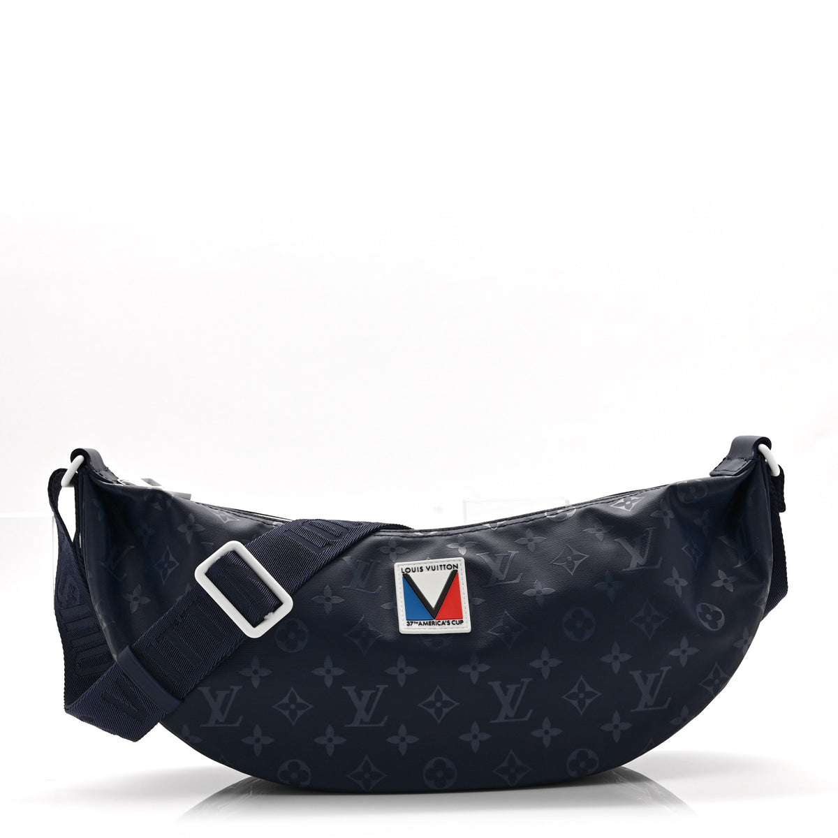 Louis Vuitton Monogram Storm America's Cup Hamac Bag Navy 1 of 9