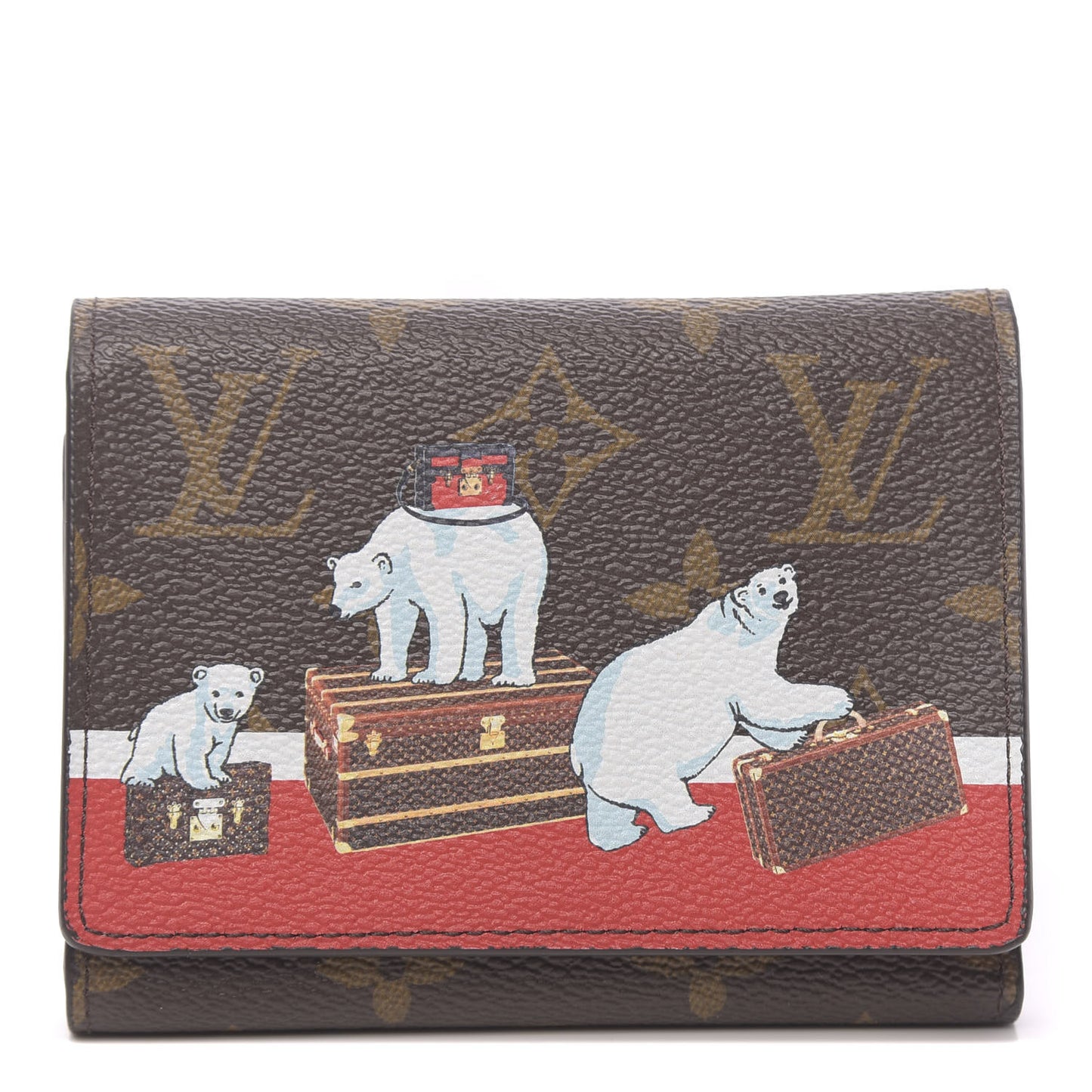 Monogram 2017 Christmas Animation Victorine Wallet