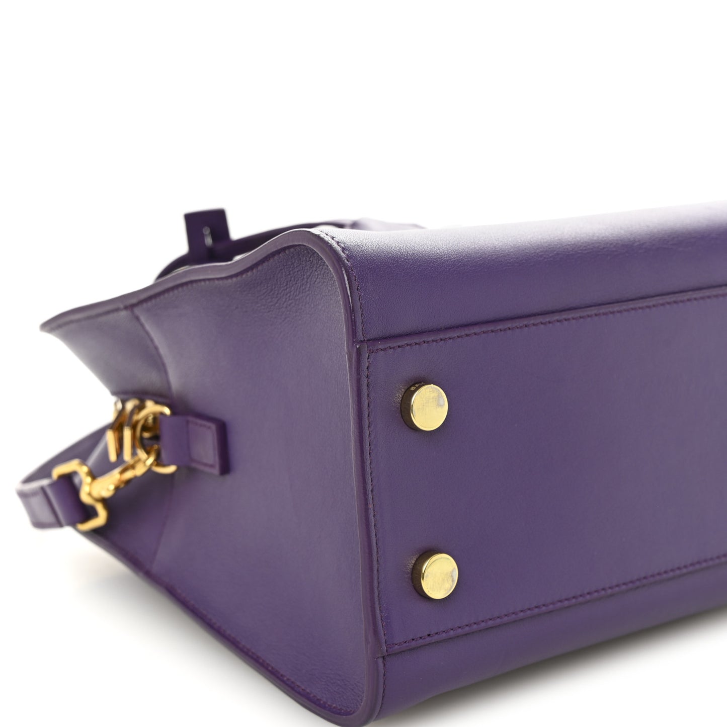 Calfskin Monogram Baby Cabas Purple