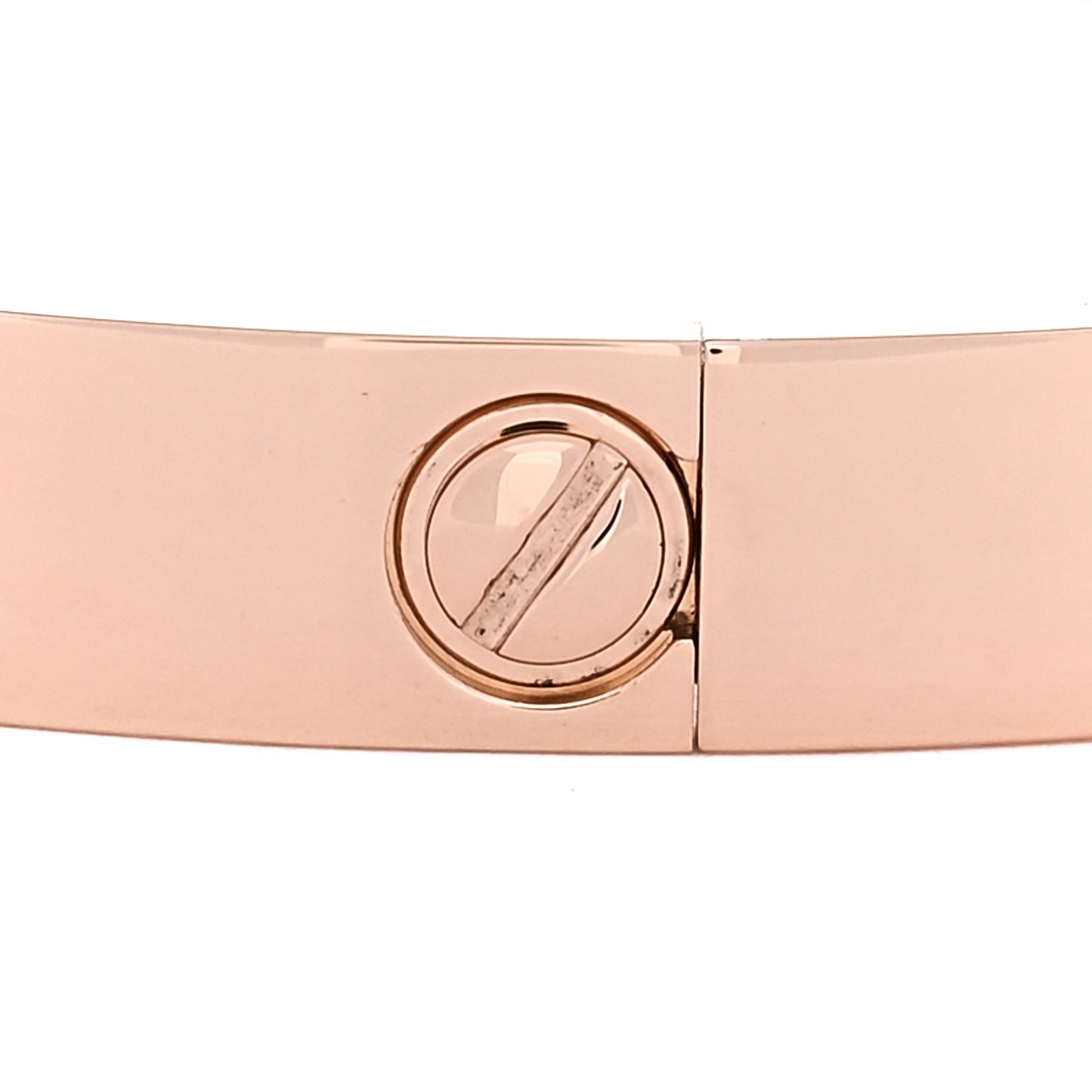 18K Pink Gold 10 Diamond LOVE Bracelet 16