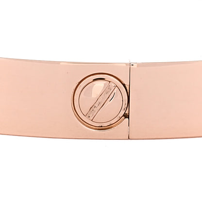 Cartier 18K Pink Gold 10 Diamond LOVE Bracelet 16 4 of 6