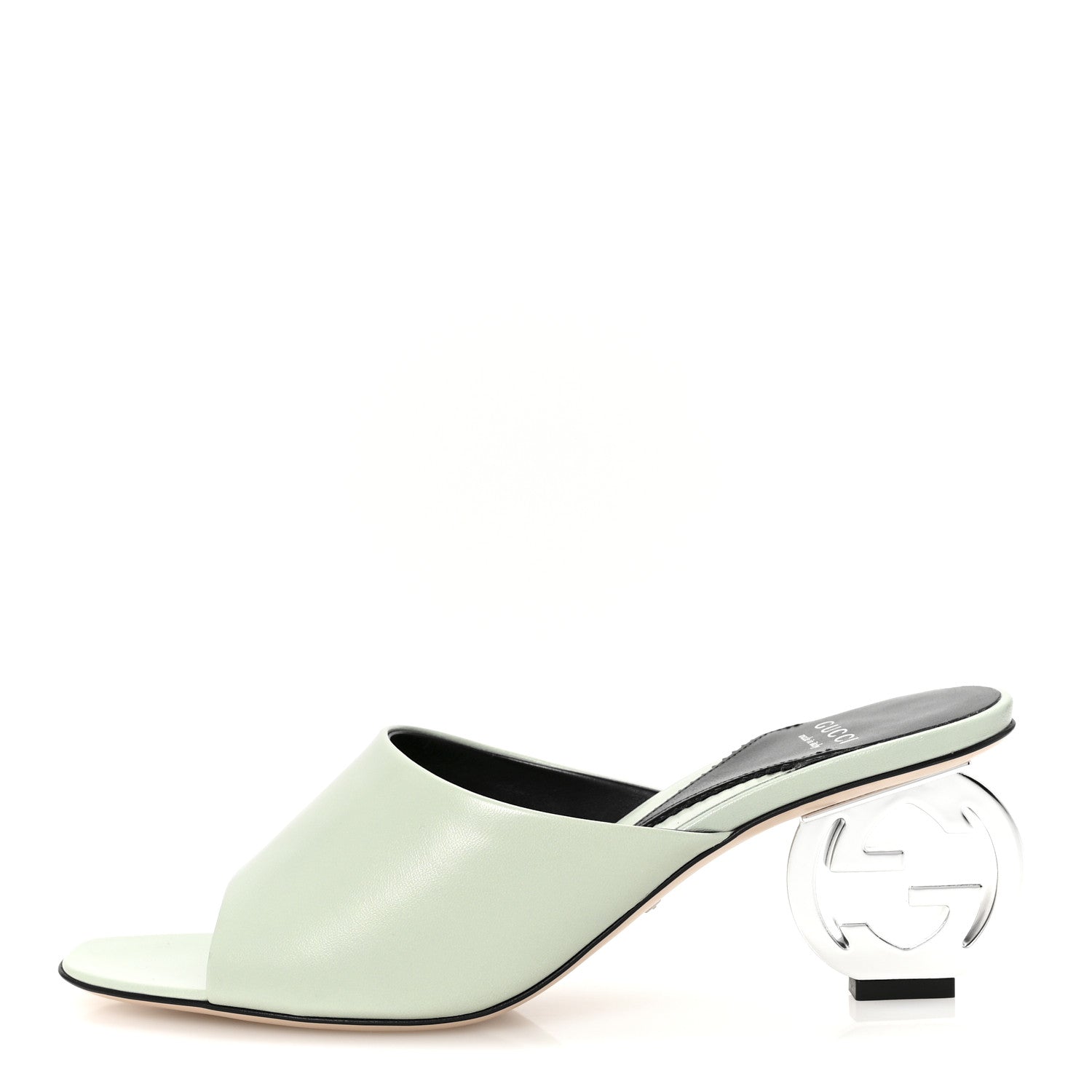Gucci Malaga Kid Interlocking G Sandals 39 Salvy Green 2 of 10