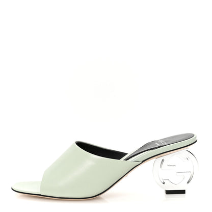 Gucci Malaga Kid Interlocking G Sandals 39 Salvy Green 2 of 10