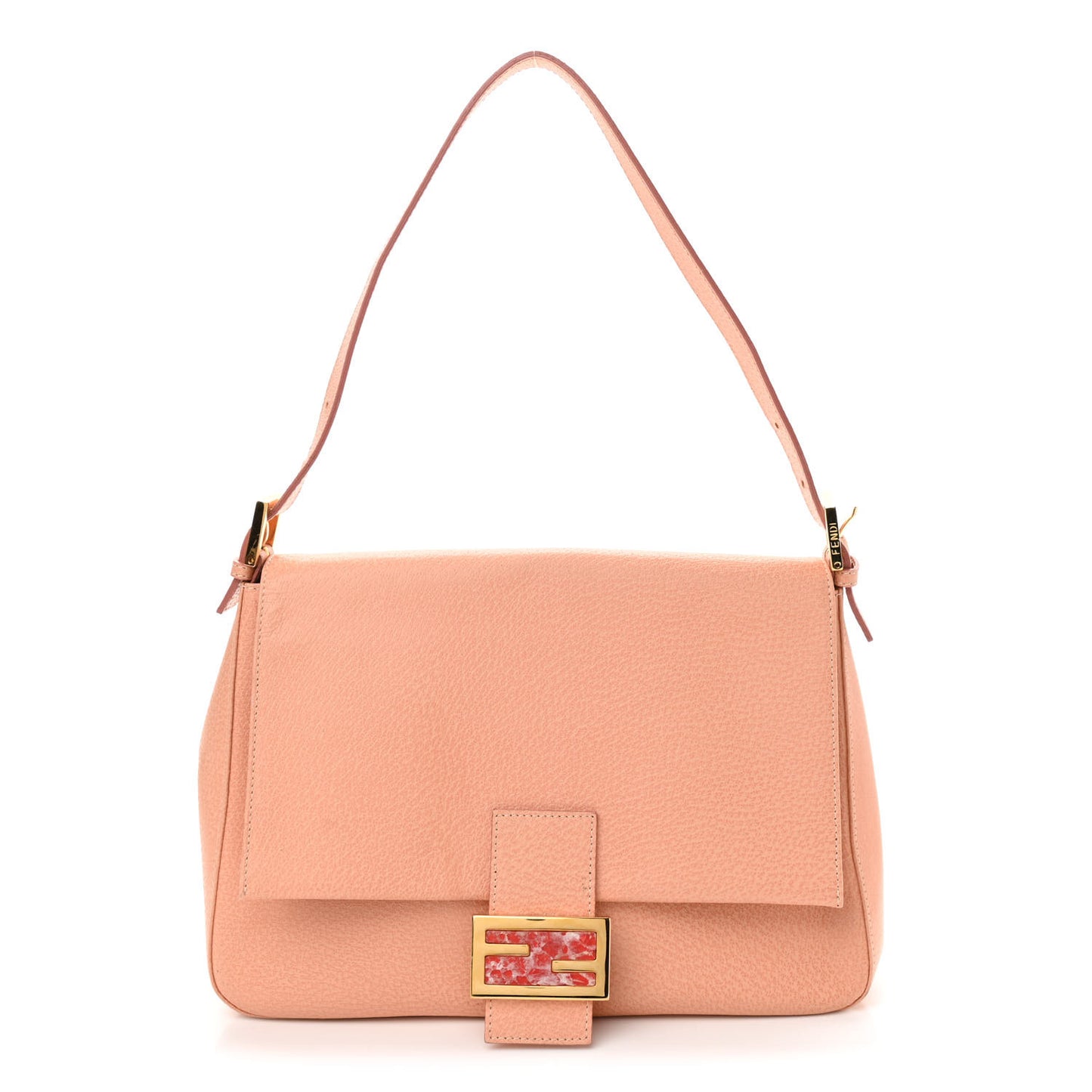 Calfskin Big Forever Mama Baguette Pink