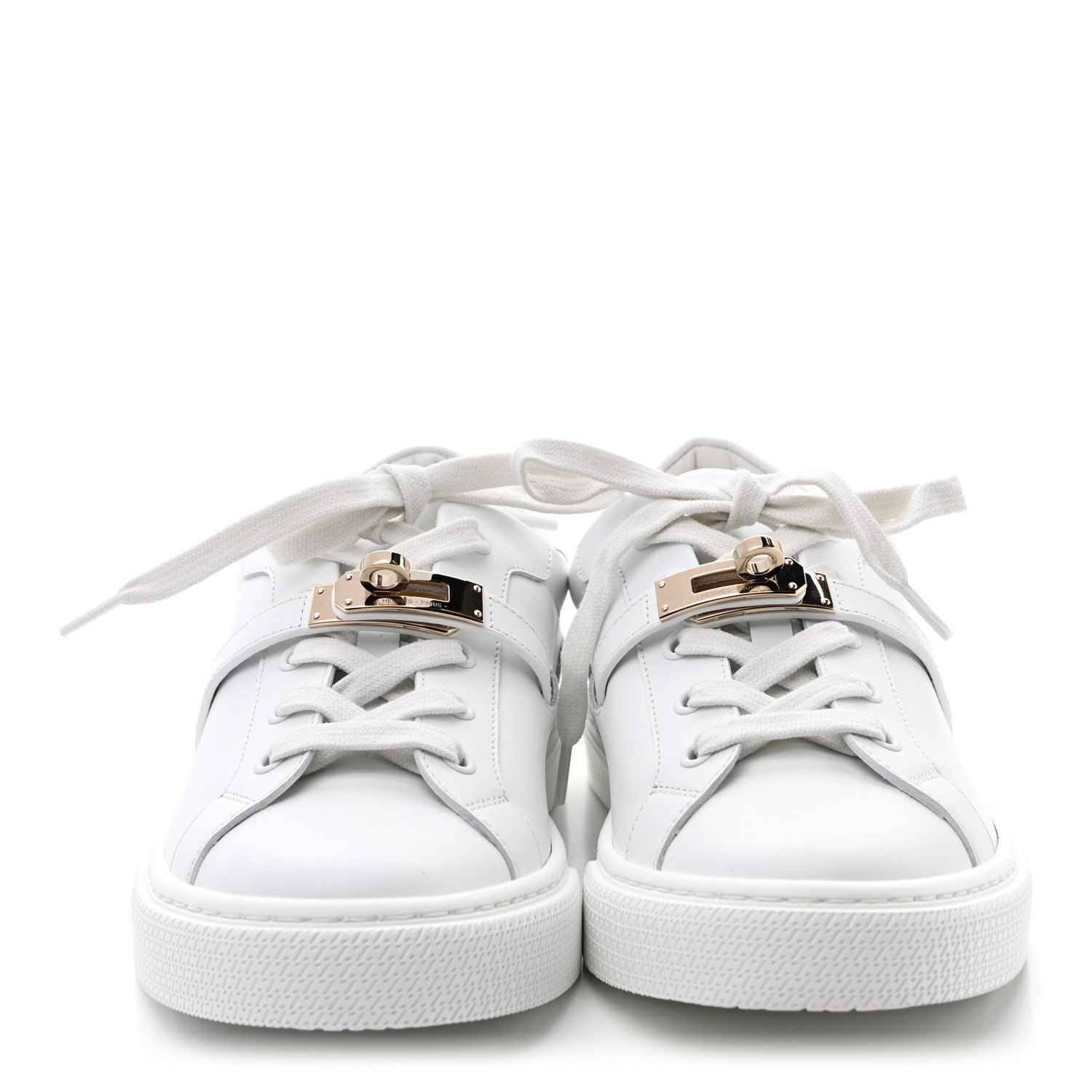 Hermes Calfskin Day Sneakers 38 White 2 of 9