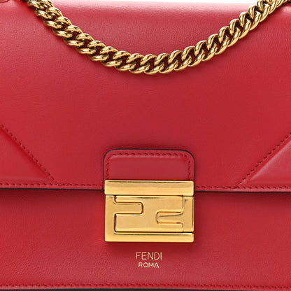 Fendi Vitello Grace Matte Small Kan U Shoulder Bag Fragola 7 of 9