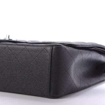 Chanel Caviar Quilted Maxi Double Flap Black 7 of 10