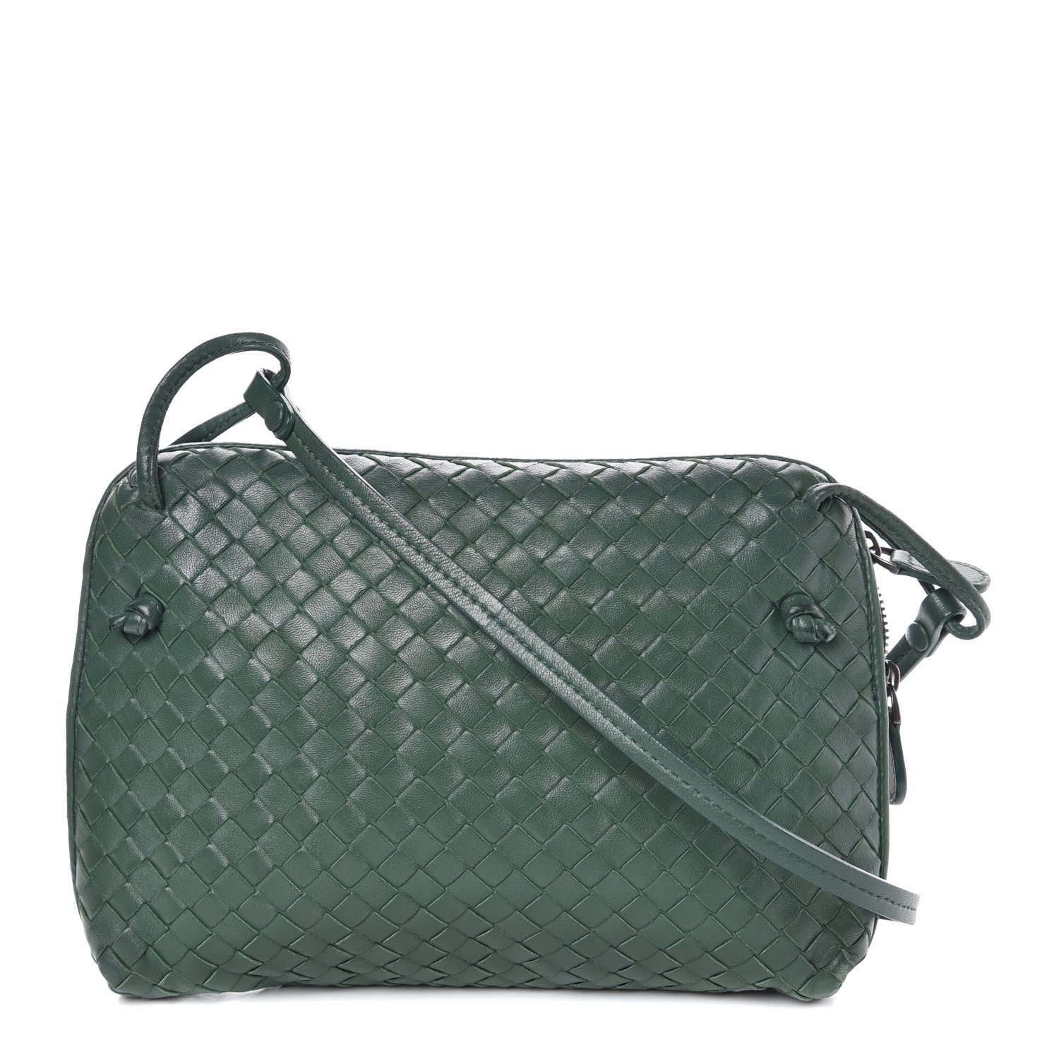 Bottega Veneta Nappa Intrecciato Pillow Crossbody Green 1 of 14