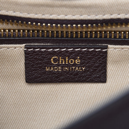 Chloe Suede Calfskin Small Faye Backpack Carbon Brown 6 of 7
