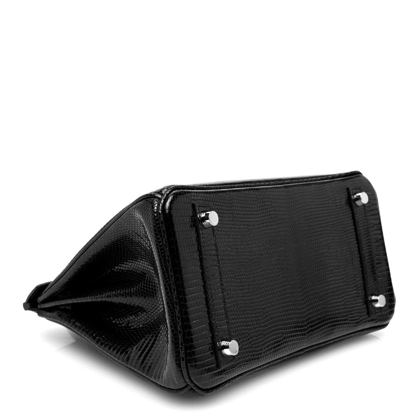 Lizard Birkin 25 Black