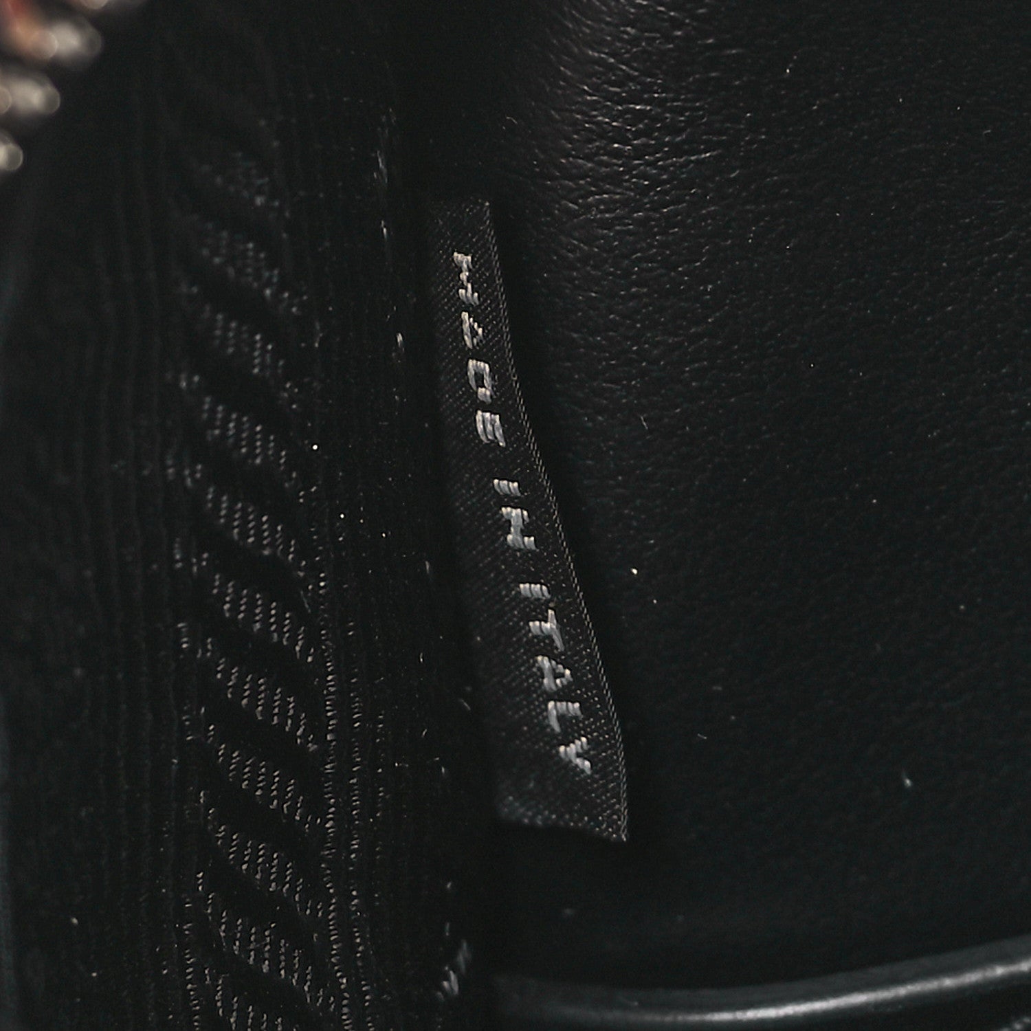 Prada Saffiano Travel Brique Crossbody Messenger Bag Black 7 of 10