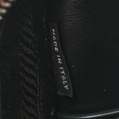 Prada Saffiano Travel Brique Crossbody Messenger Bag Black 7 of 10