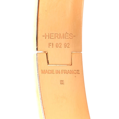 Hermes Enamel Narrow Clic Clac H Bracelet PM Black 4 of 5