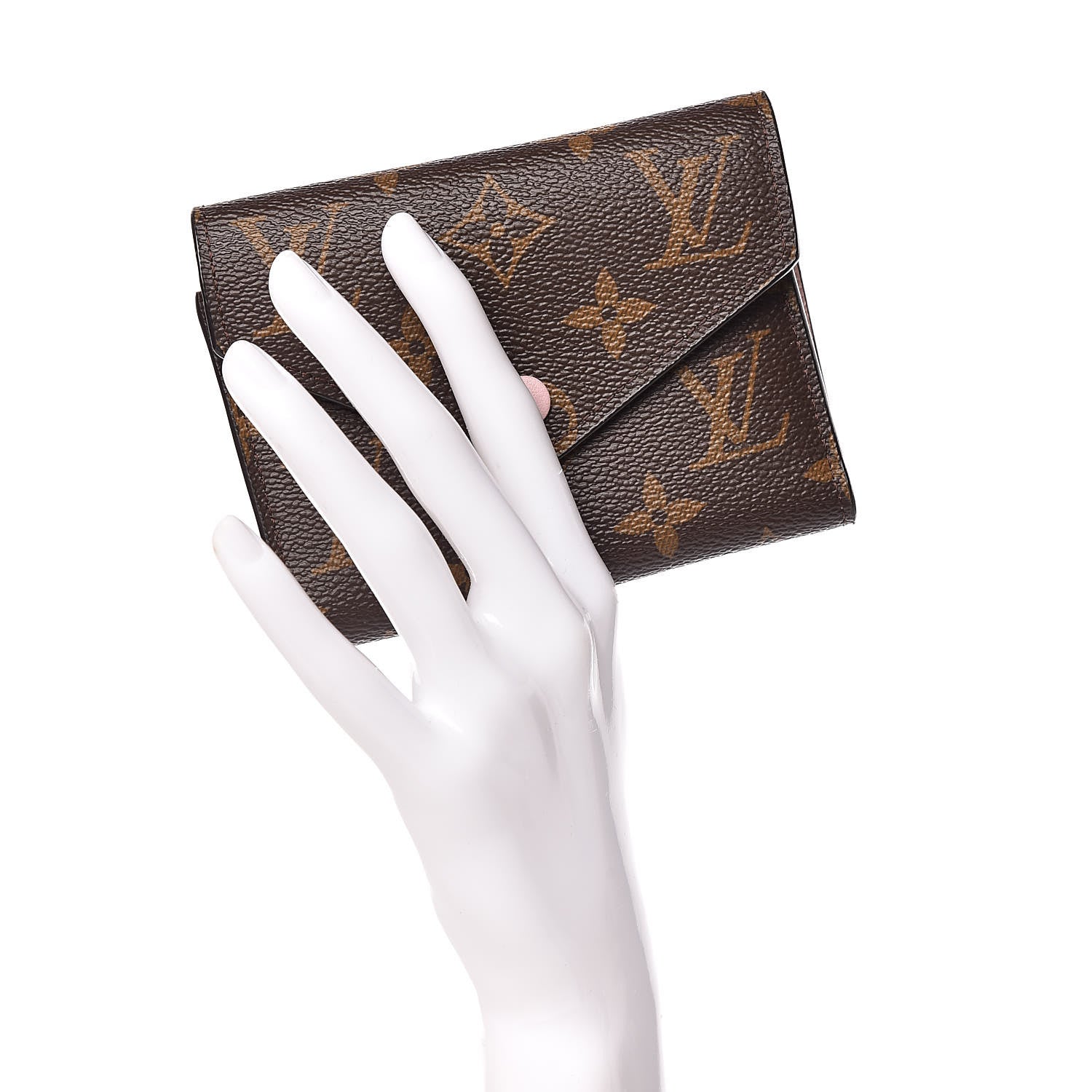 Louis Vuitton Monogram Victorine Wallet Rose Ballerine 2 of 9