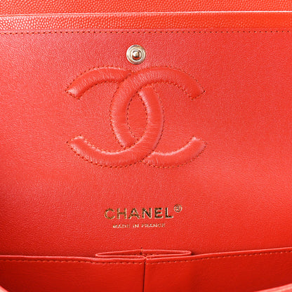 Chanel Caviar Quilted Medium Double Flap Red 6 of 11