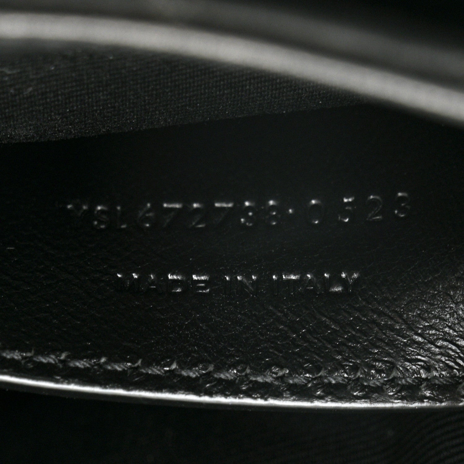 Saint Laurent Lambskin Quilted Monogram Mini Nolita Black 6 of 12