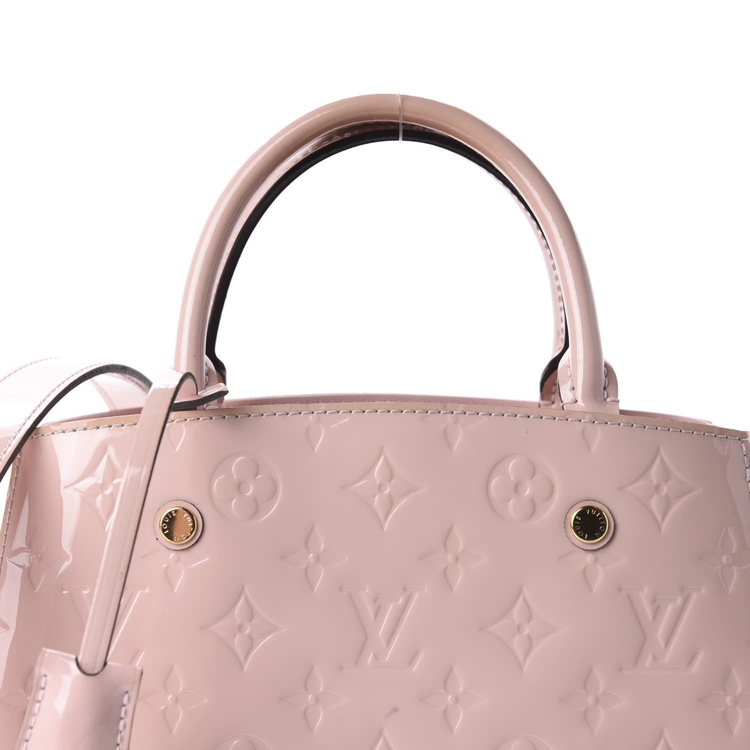 Louis Vuitton Vernis Montaigne BB Rose Ballerine 14 of 14