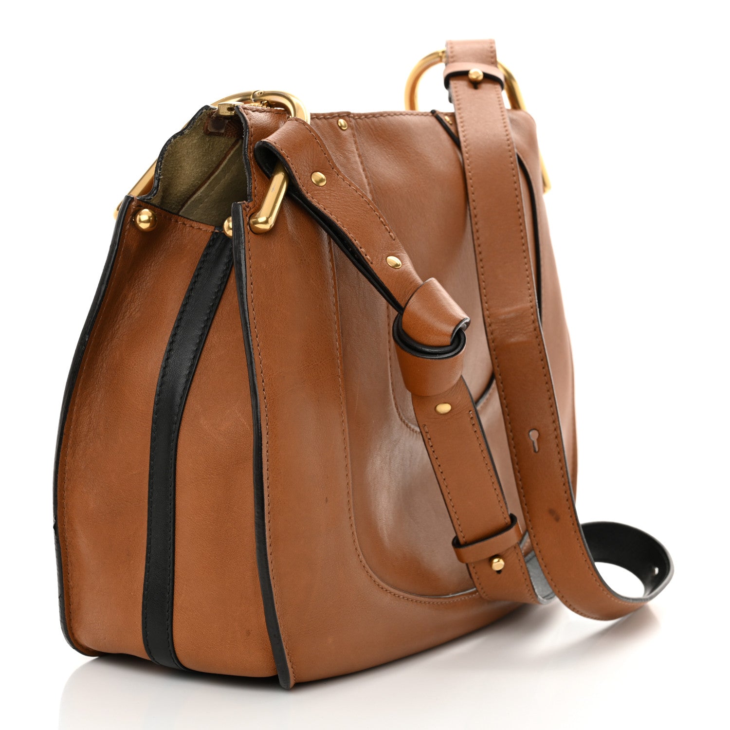 Chloe Grained Calfskin Small Hayley Hobo Tan 3 of 15