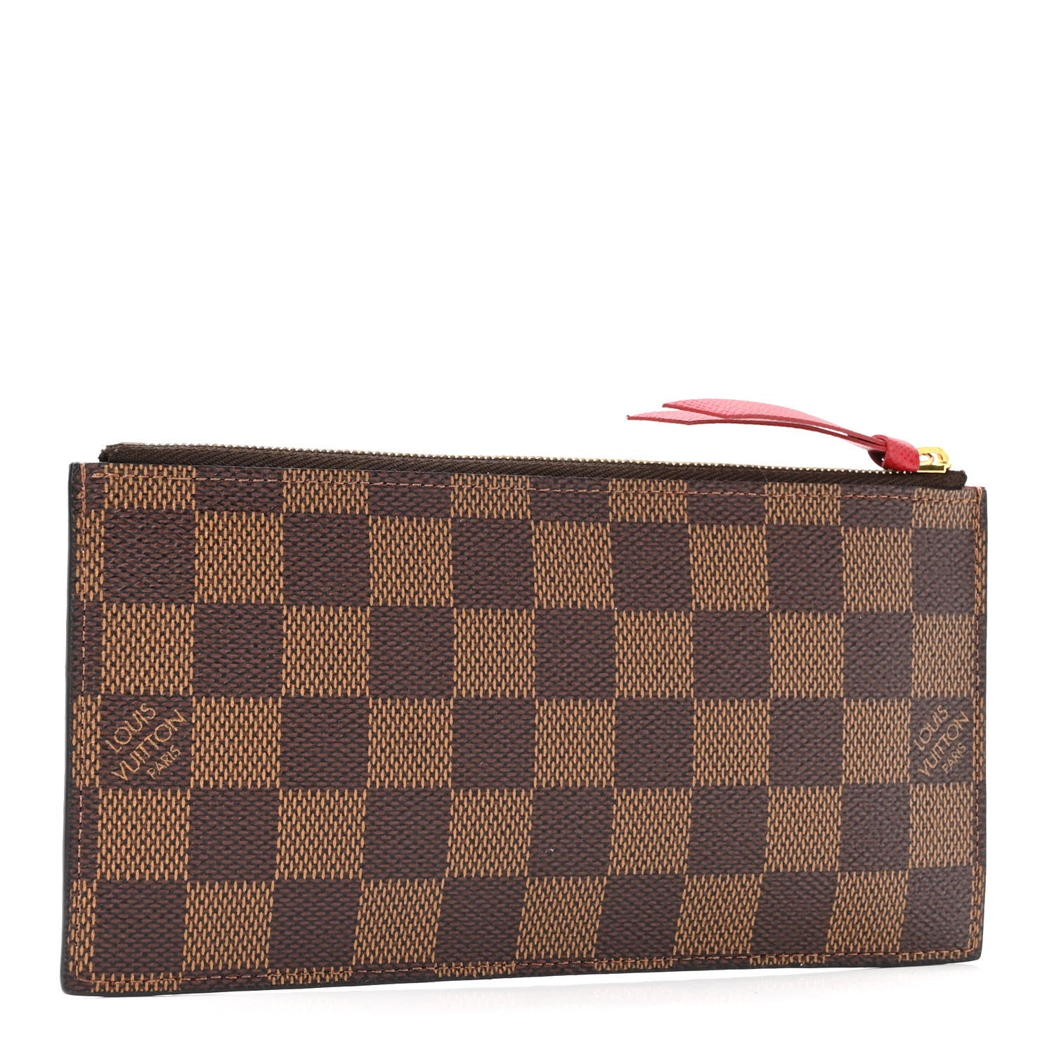 Louis Vuitton Damier Ebene Felicie Chain Wallet Zippered Insert 3 of 7